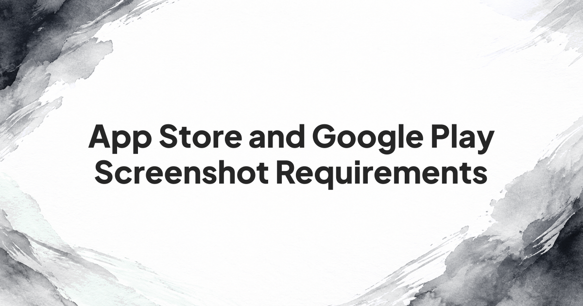 App Store and Google Play screenshot export checklist cover