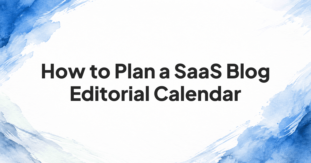 Editorial calendar with weekly draft, review, and publication decision slots