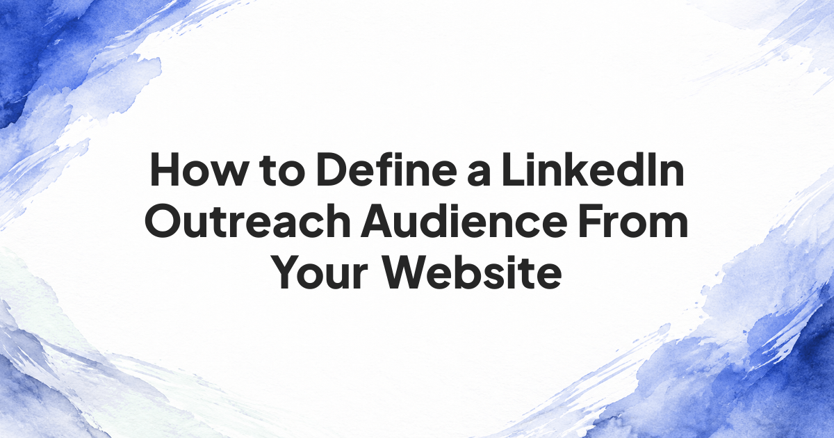 ZenMode cover for a guide to defining a LinkedIn outreach audience from a website