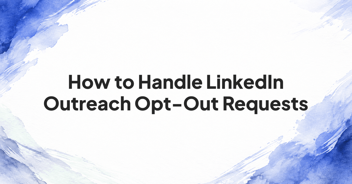 LinkedIn no-contact record beside a reviewed outreach audience