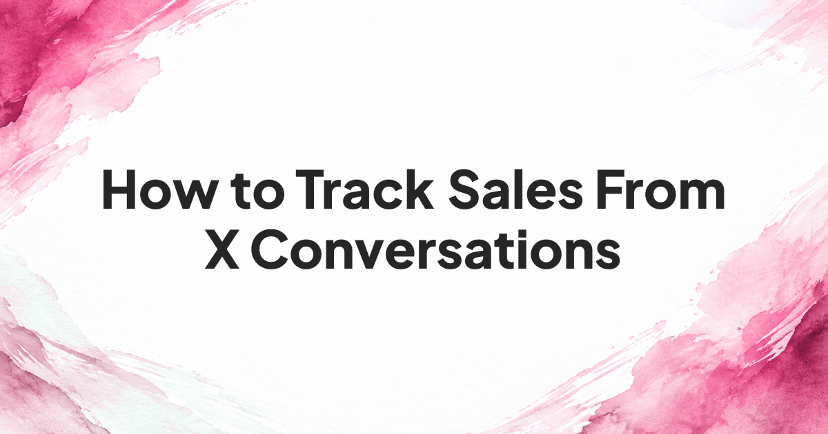 Conversation log connecting X replies to confirmed inquiries and sales