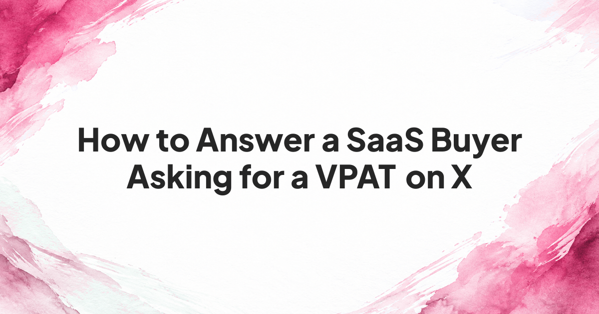 ReachFast cover for a guide to answering SaaS buyers who request a VPAT