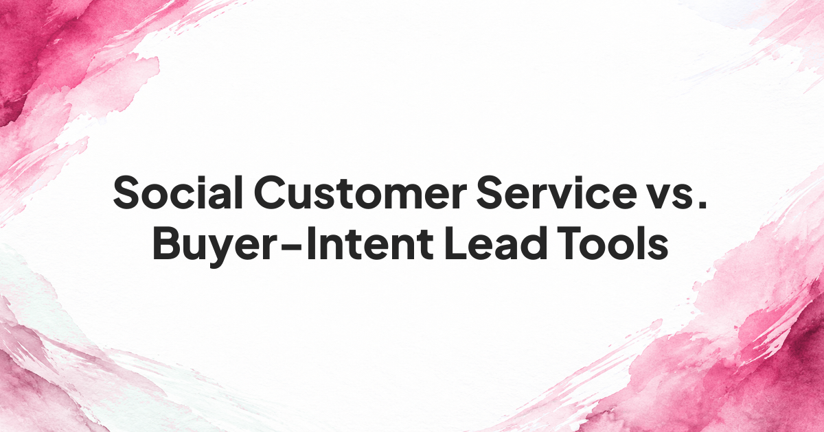 Two conversation paths: an incoming customer message and a public buyer request